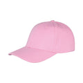 Pink - Front - Result Headwear Unisex Adult Memphis Brushed Cotton Cap