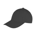 Black - Front - Result Headwear Unisex Adult Memphis Brushed Cotton Cap