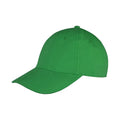 Emerald - Front - Result Headwear Unisex Adult Memphis Brushed Cotton Cap