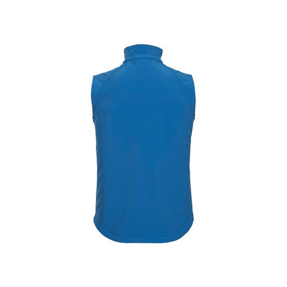 Azure - Back - Russell Mens Softshell Gilet