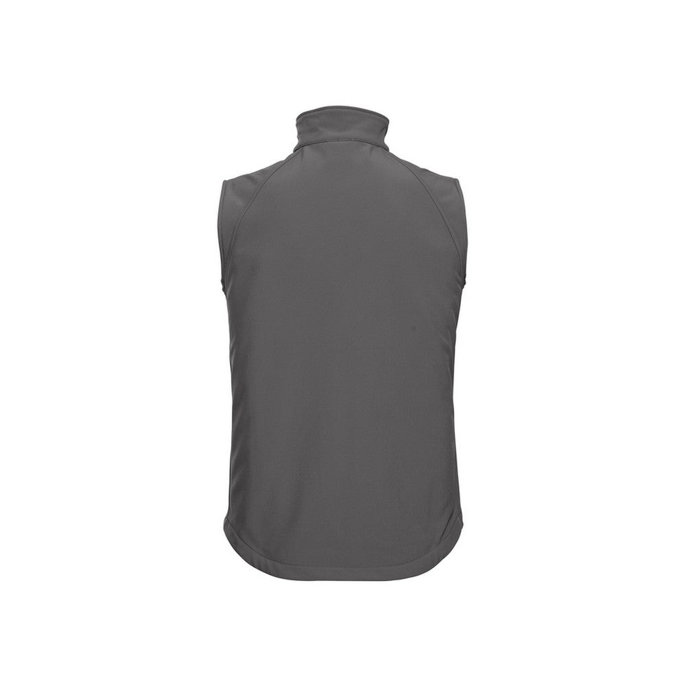 Titanium - Back - Russell Mens Softshell Gilet