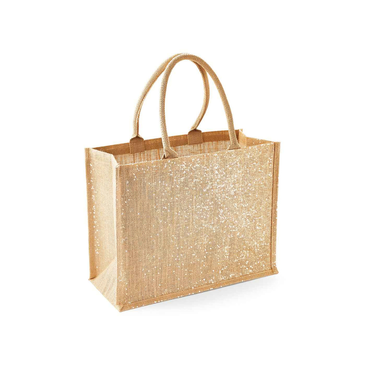 Natural Gold - Front - Westford Mill Shimmer Jute Shopper