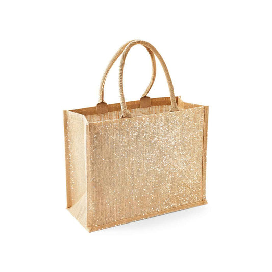 Natural Gold - Front - Westford Mill Shimmer Jute Shopper