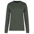 Dark Khaki - Front - Kariban Unisex Adult Eco Friendly Crew Neck Sweatshirt