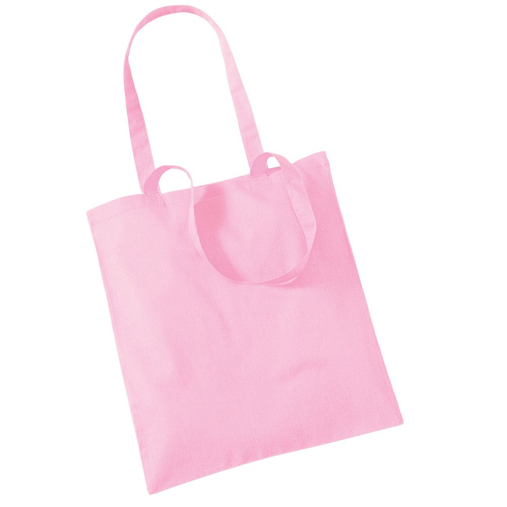 Classic Pink - Back - Westford Mill Long Handle Tote Bag