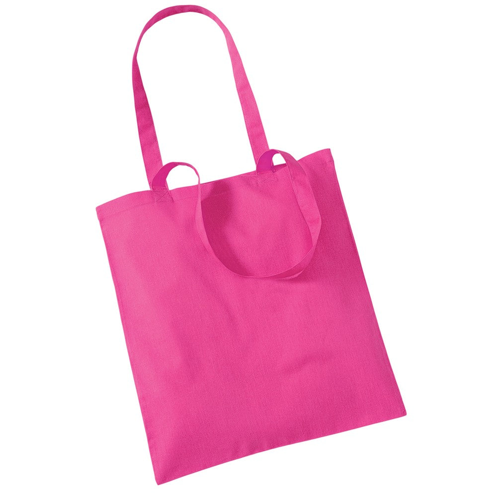 Fuchsia - Back - Westford Mill Long Handle Tote Bag