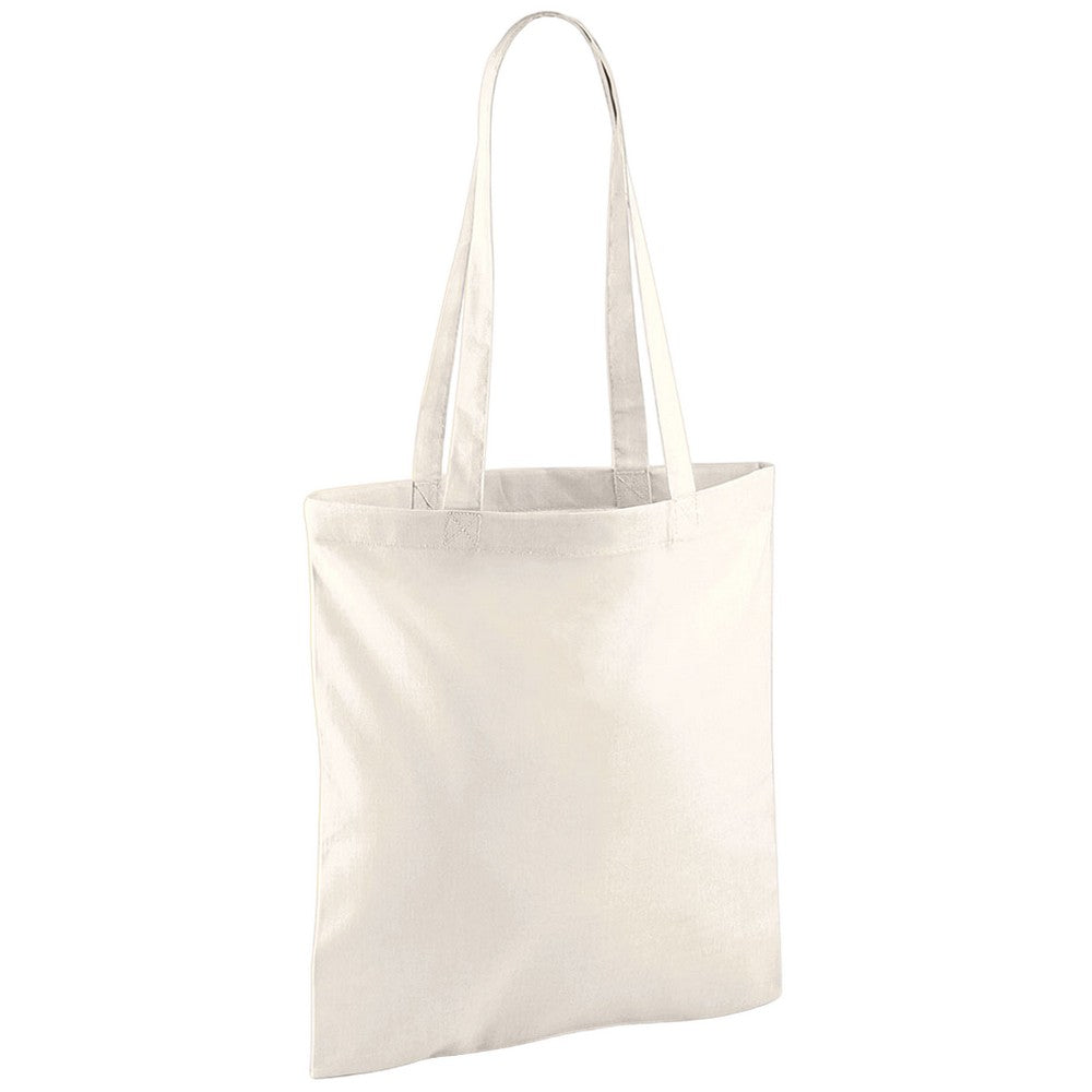 Natural - Front - Westford Mill Long Handle Tote Bag