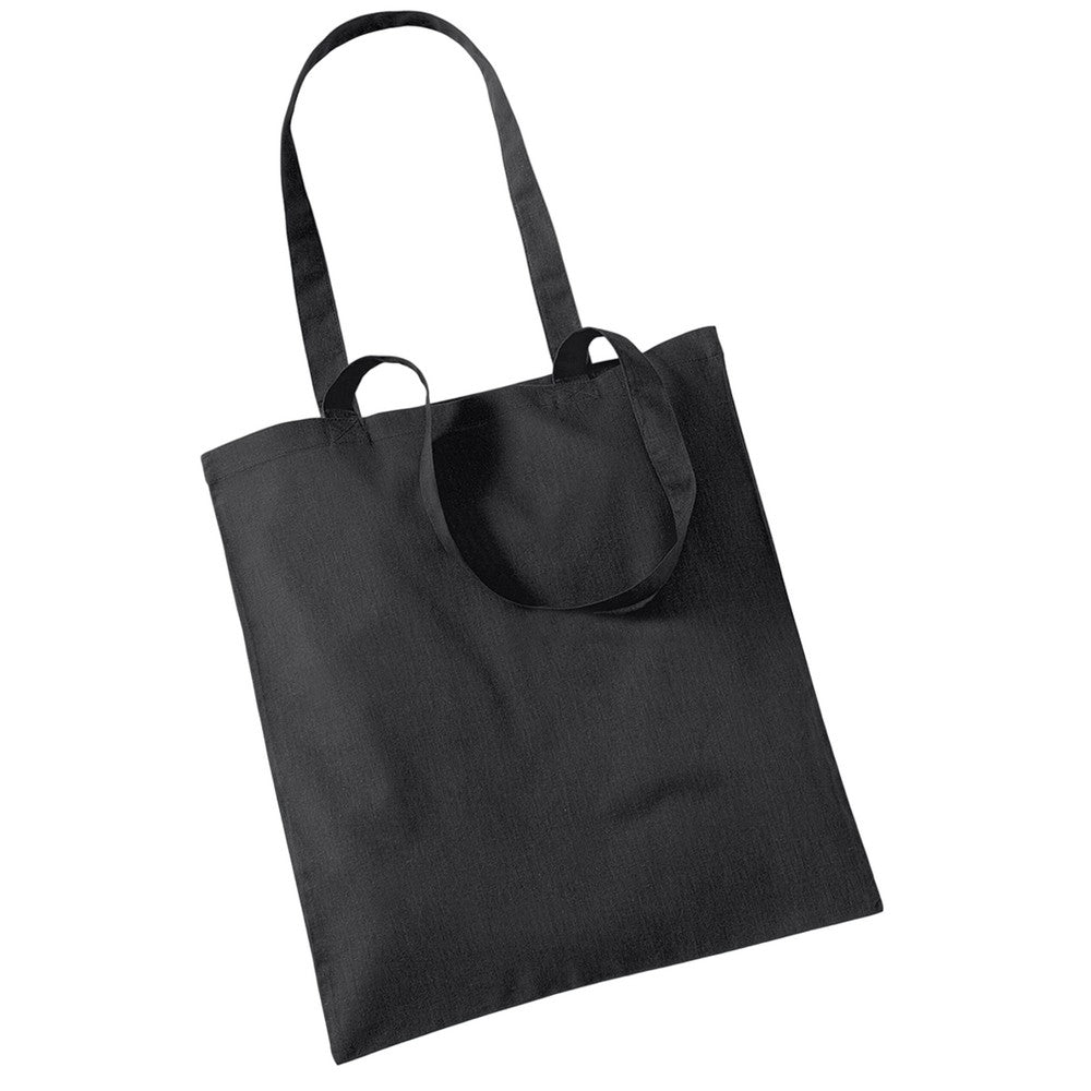 Black - Back - Westford Mill Long Handle Tote Bag