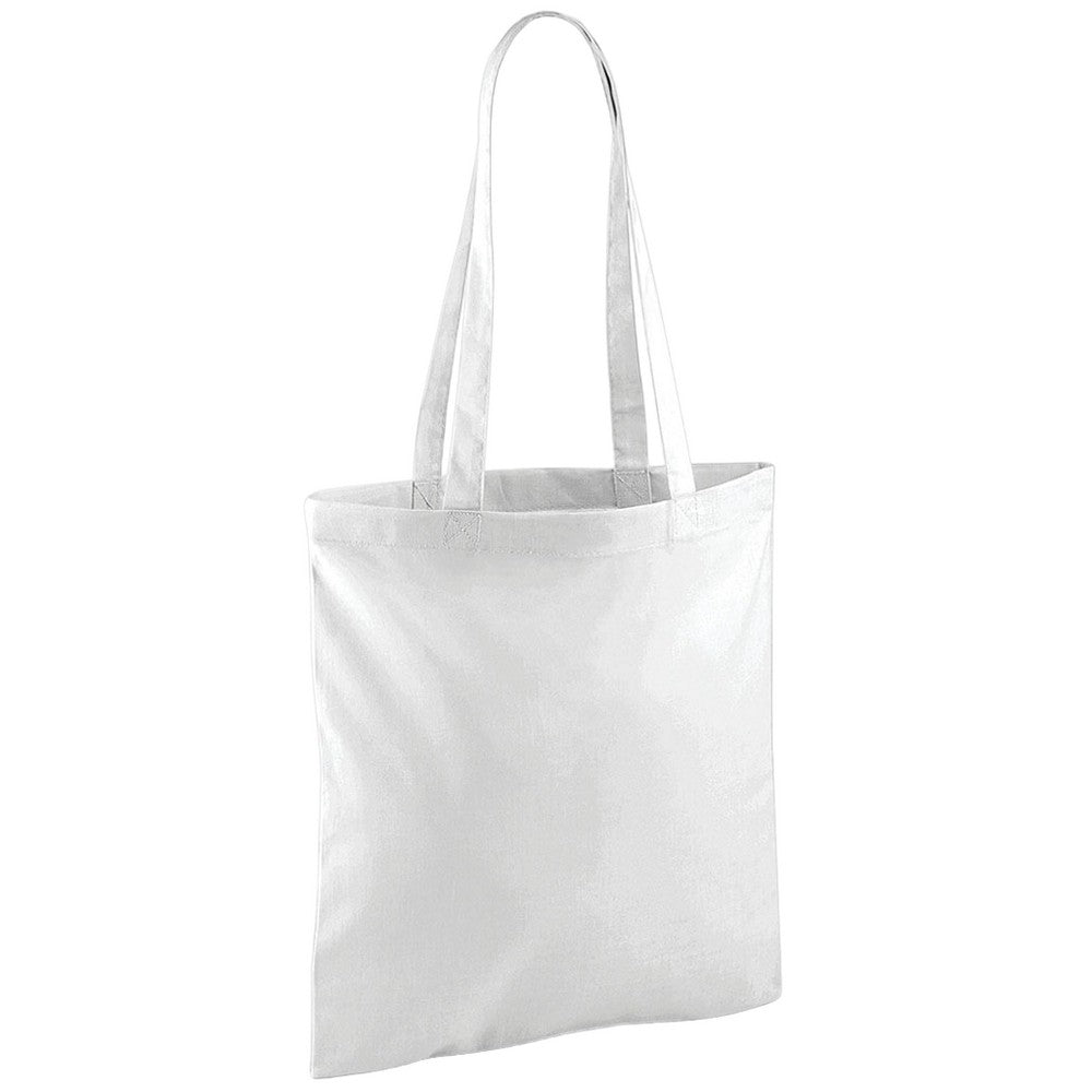 White - Front - Westford Mill Long Handle Tote Bag