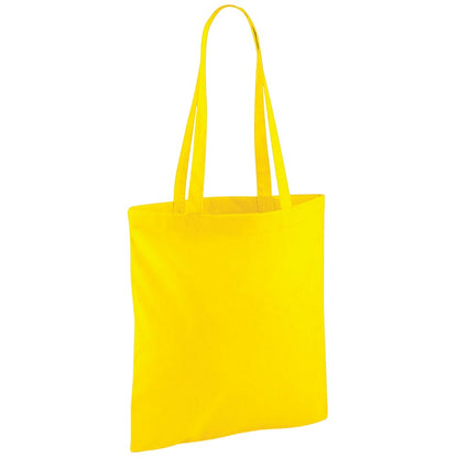 Yellow - Back - Westford Mill Long Handle Tote Bag