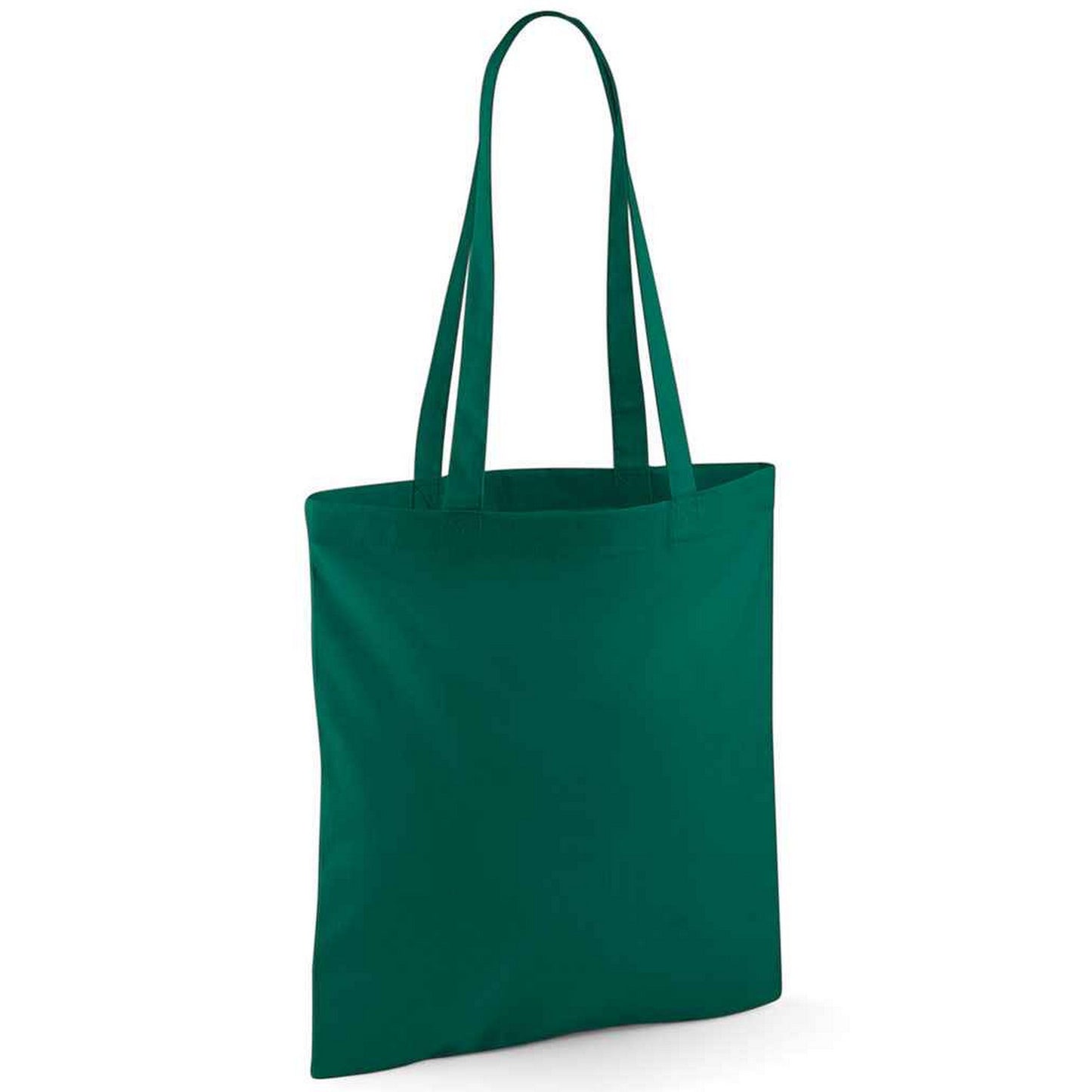 Bottle Green - Front - Westford Mill Long Handle Tote Bag