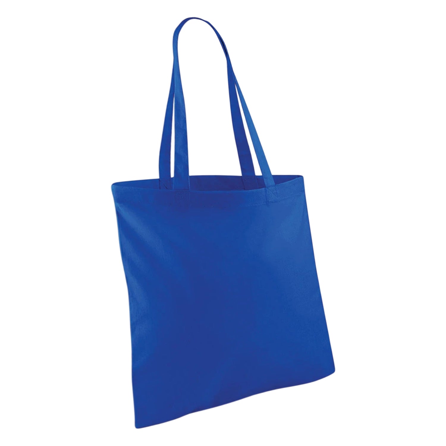 Bright Royal Blue - Back - Westford Mill Long Handle Tote Bag