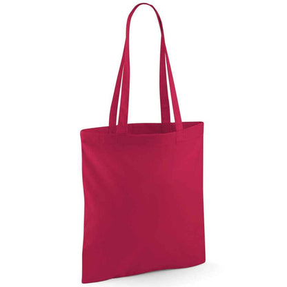 Cranberry - Front - Westford Mill Long Handle Tote Bag