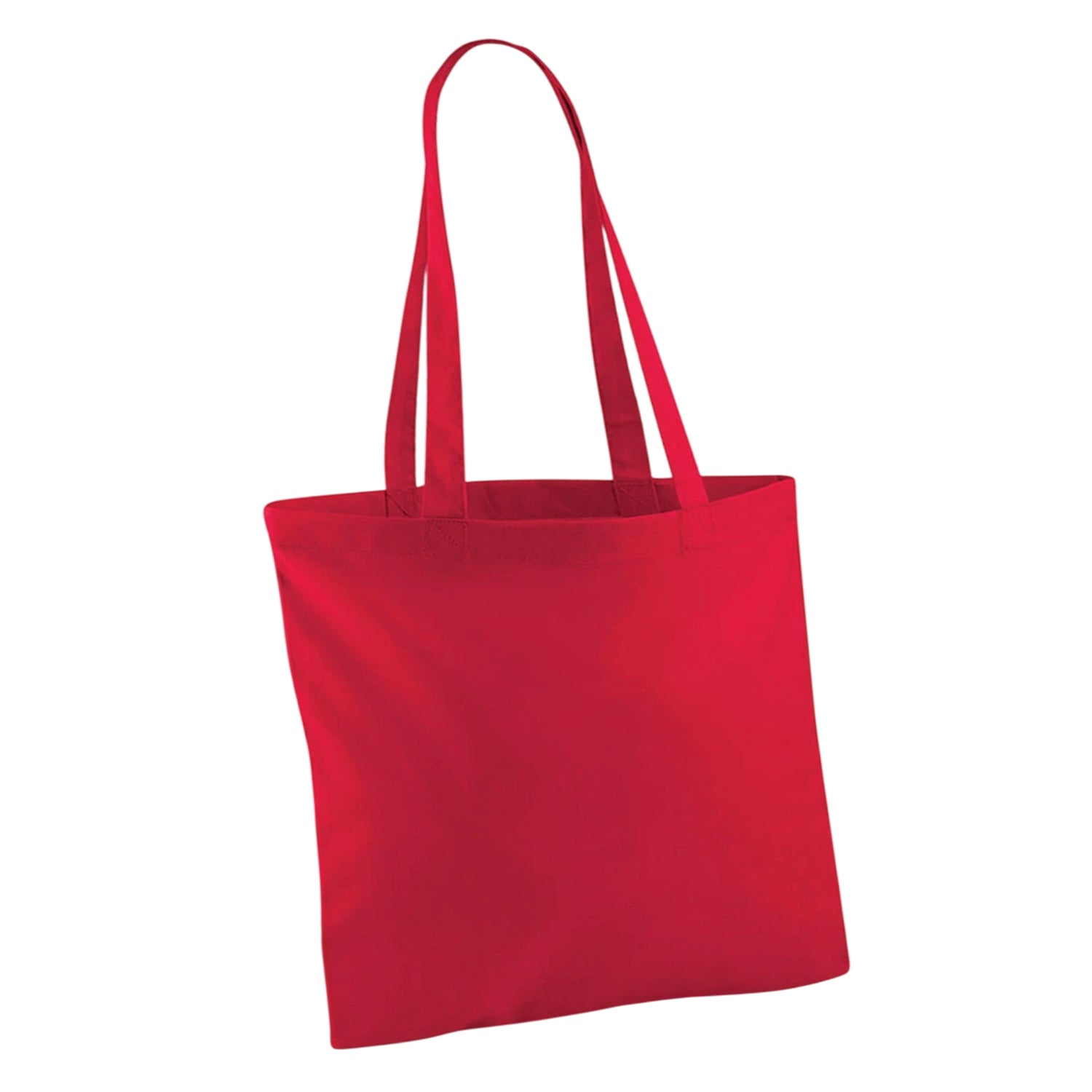 Classic Red - Back - Westford Mill Long Handle Tote Bag