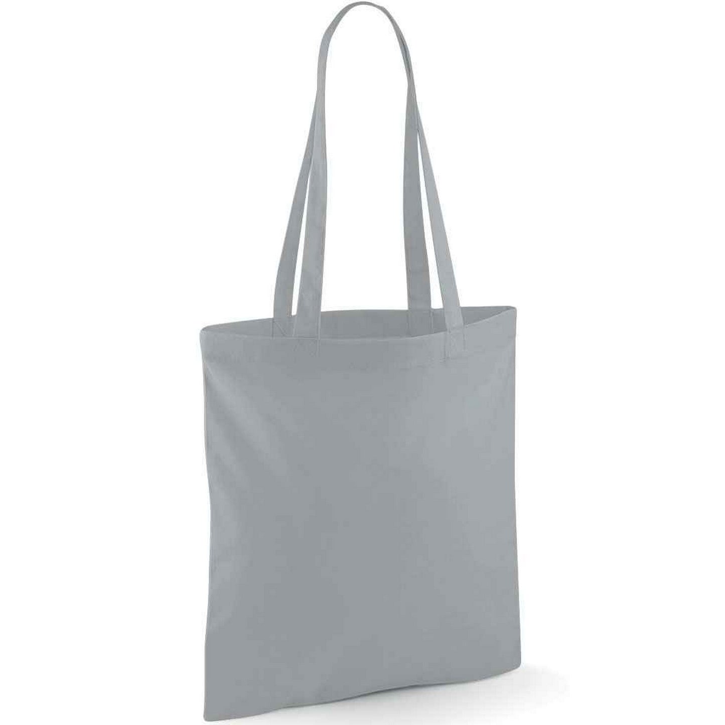 Pure Grey - Front - Westford Mill Long Handle Tote Bag