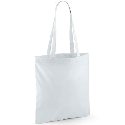 Pastel Blue - Front - Westford Mill Long Handle Tote Bag