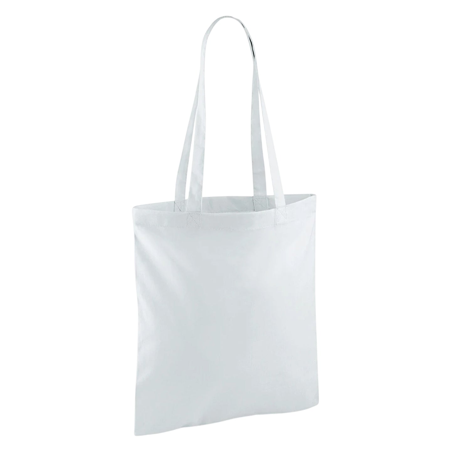 Pastel Blue - Front - Westford Mill Long Handle Tote Bag