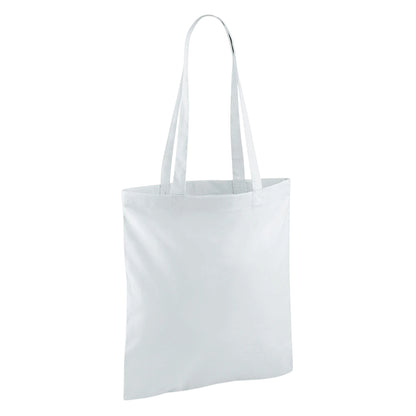 Pastel Blue - Front - Westford Mill Long Handle Tote Bag