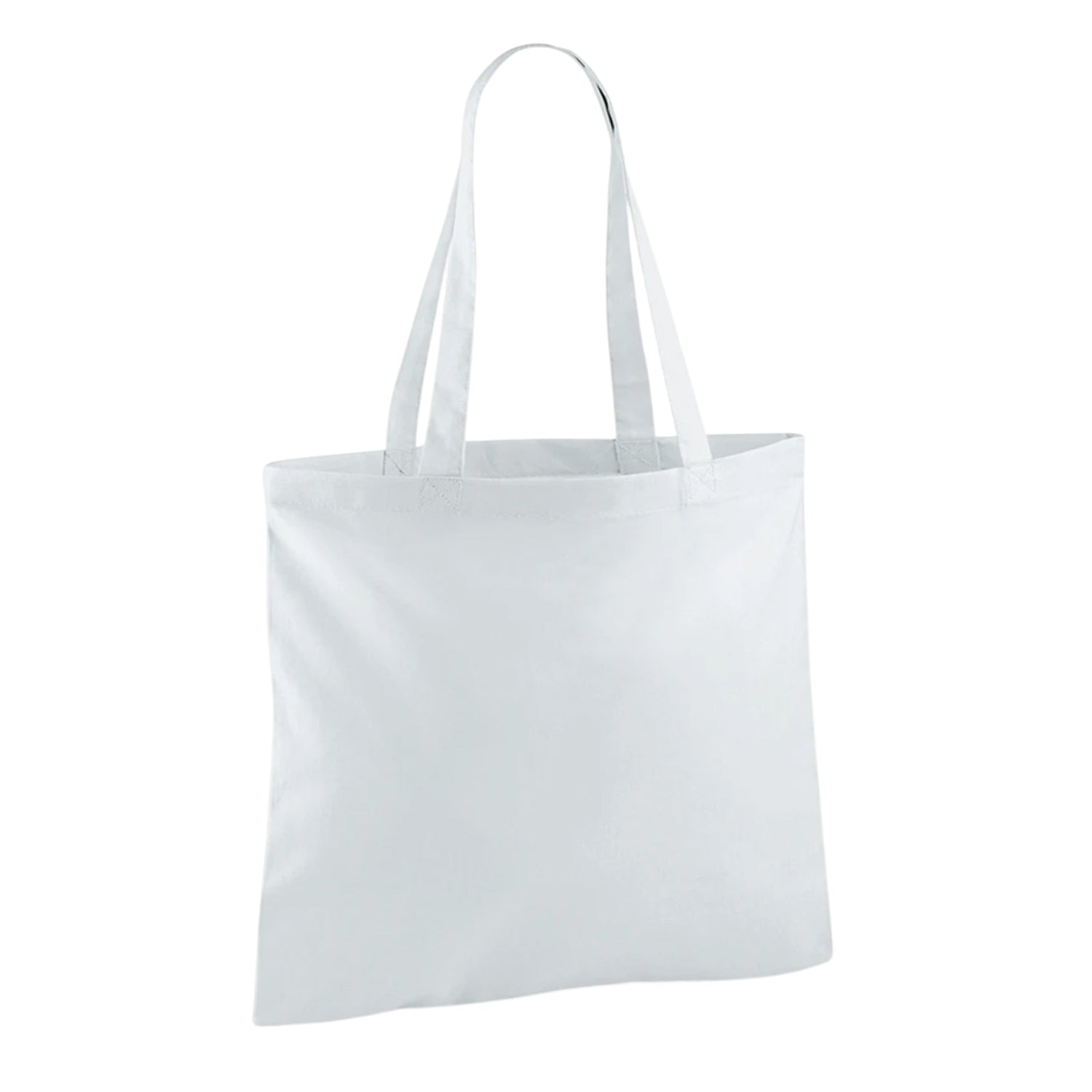Pastel Blue - Back - Westford Mill Long Handle Tote Bag