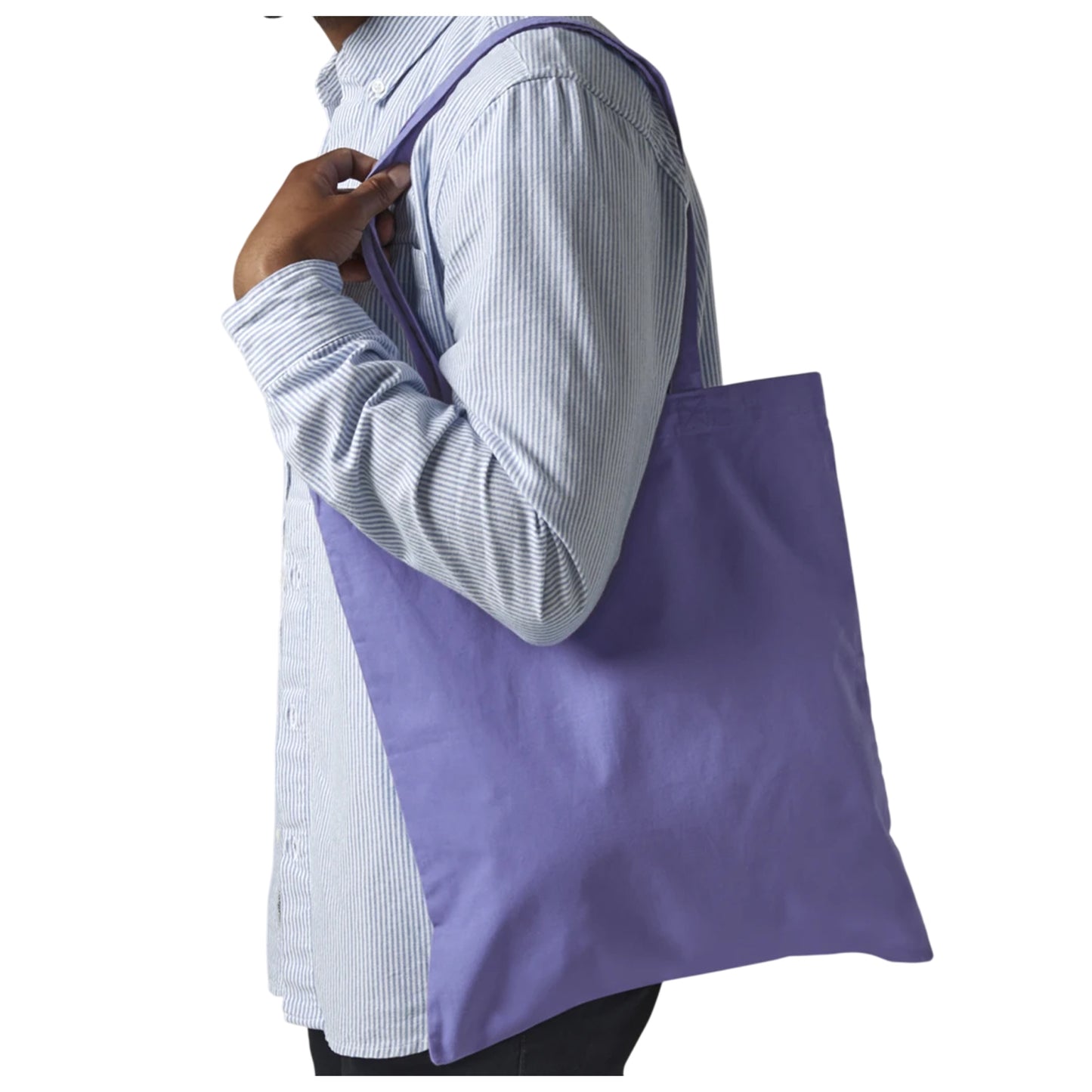 Violet - Back - Westford Mill Long Handle Tote Bag