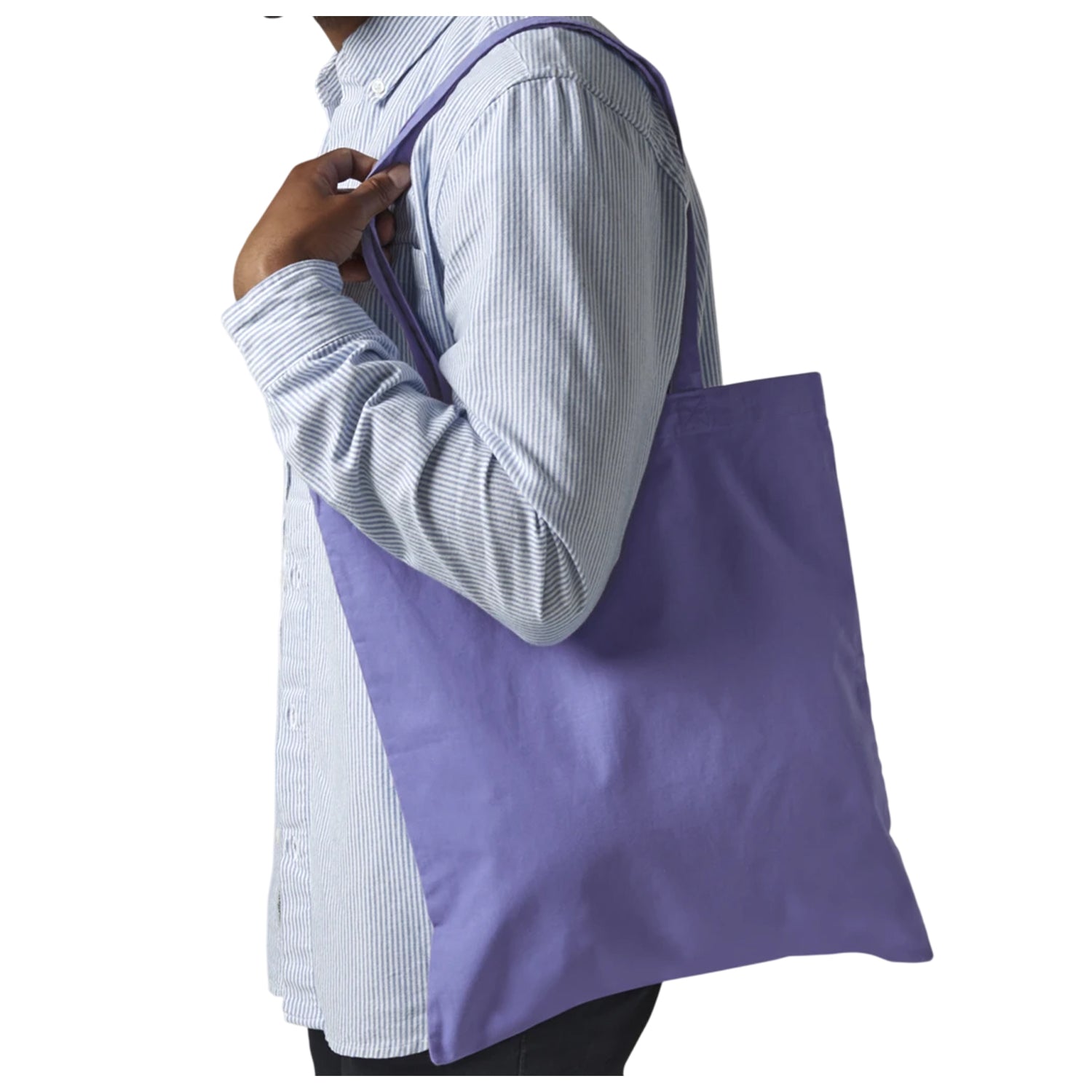 Violet - Back - Westford Mill Long Handle Tote Bag