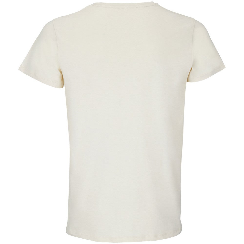 Natural - Back - SOLS Unisex Adult Crusader Recycled T-Shirt