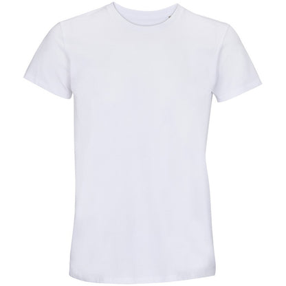 White - Front - SOLS Unisex Adult Crusader Recycled T-Shirt