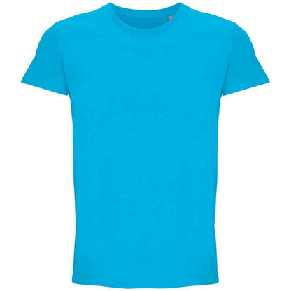 Aqua - Front - SOLS Unisex Adult Crusader Recycled T-Shirt