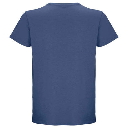 Denim - Back - SOLS Unisex Adult Crusader Recycled T-Shirt