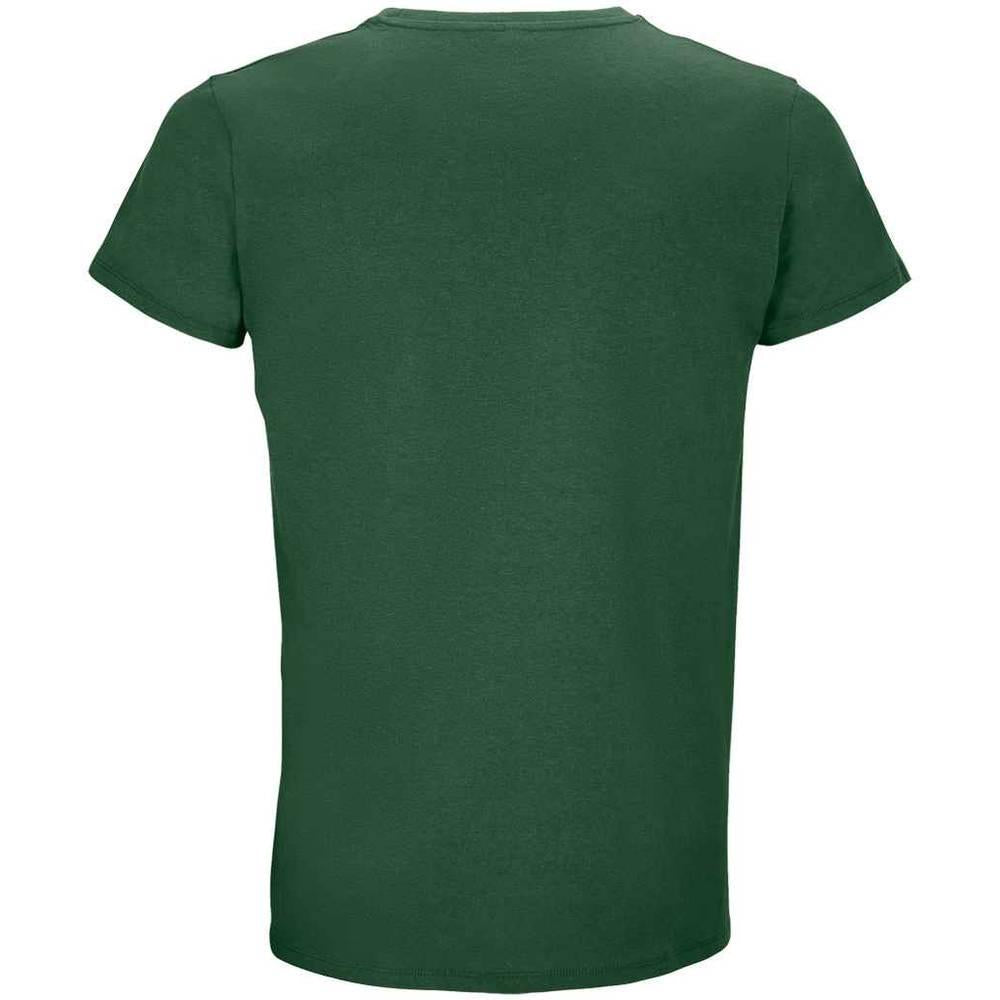 Bottle Green - Pack Shot - SOLS Unisex Adult Crusader Recycled T-Shirt