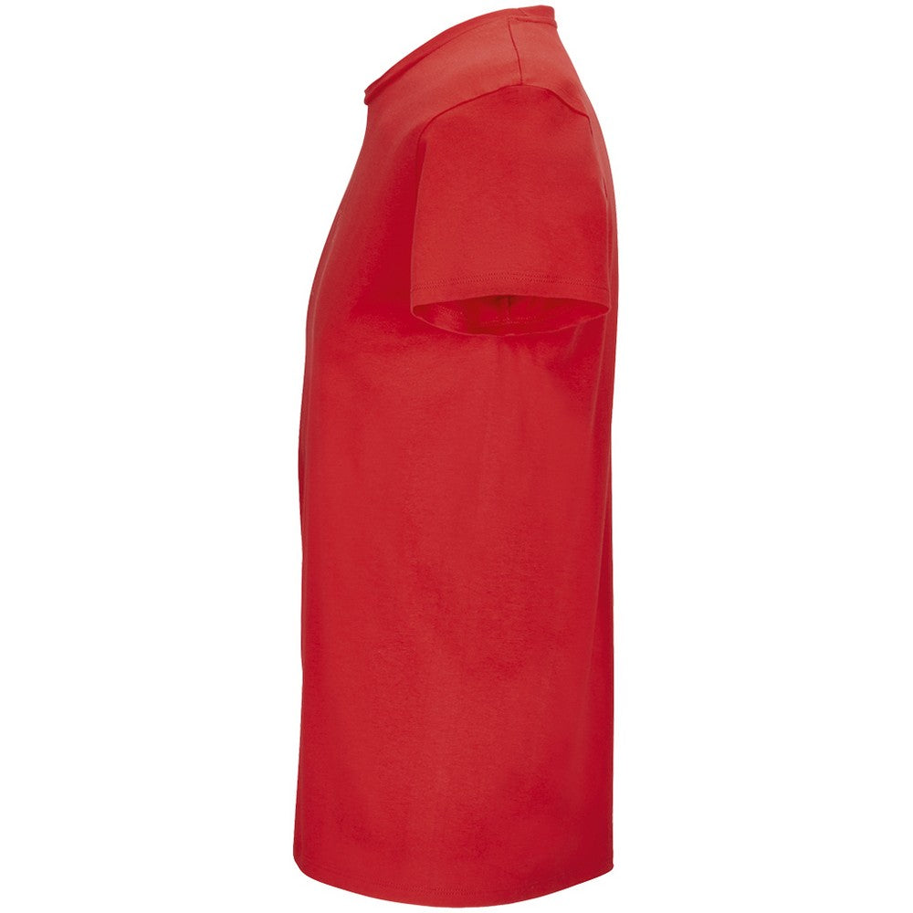 Bright Red - Side - SOLS Unisex Adult Crusader Recycled T-Shirt