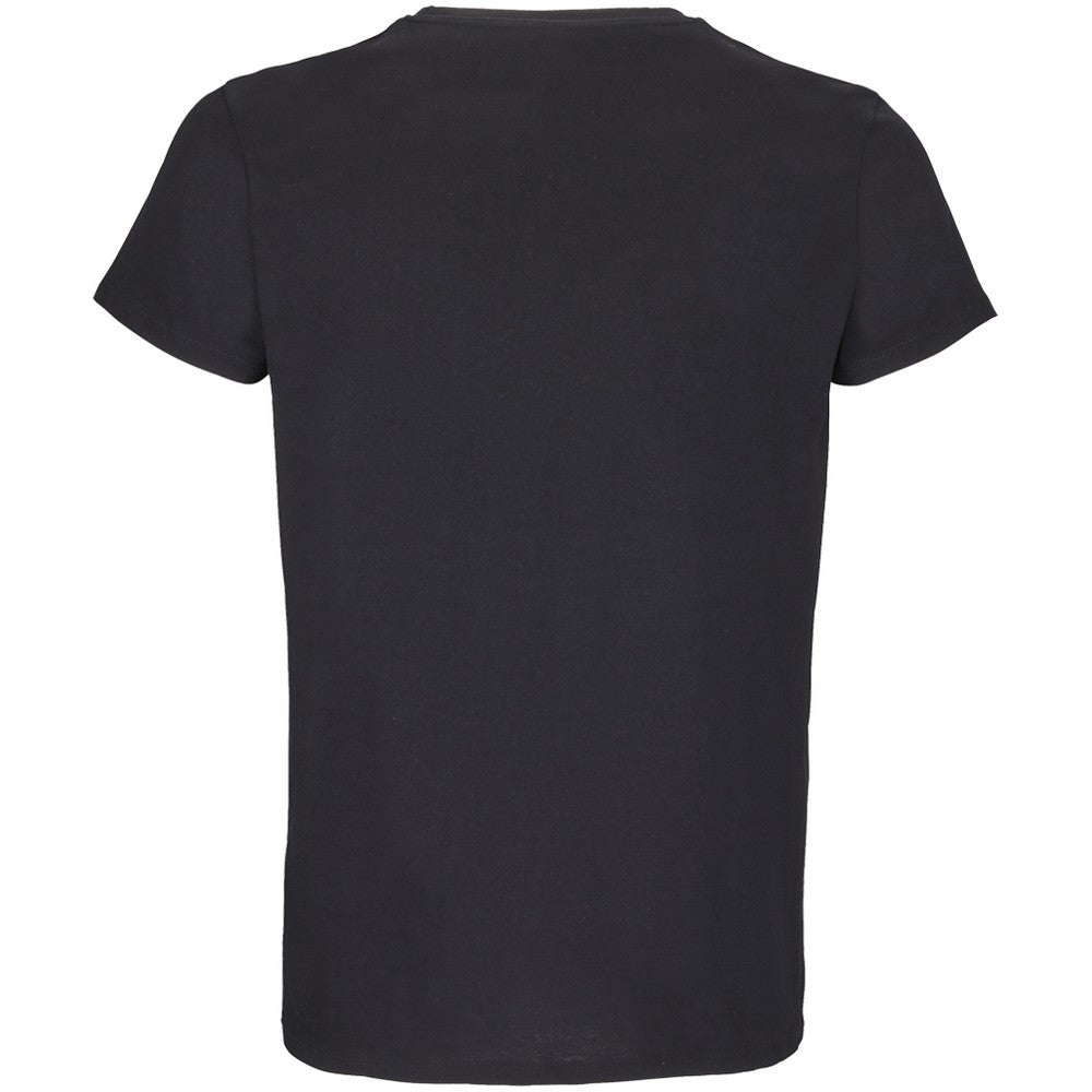 Deep Black - Back - SOLS Unisex Adult Crusader Recycled T-Shirt