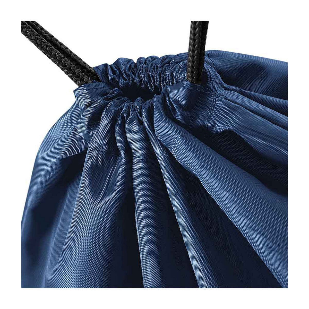Navy - Back - Bagbase Budget Drawstring Bag