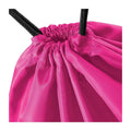 Fuchsia - Back - Bagbase Budget Drawstring Bag