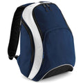 French Navy-White - Front - Bagbase Teamwear Backpack