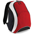 Classic Red-Black - Front - Bagbase Teamwear Backpack