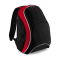 Black-Classic Red - Front - Bagbase Teamwear Backpack