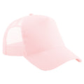 Pastel Pink - Front - Beechfield Unisex Adult Snapback Trucker Cap