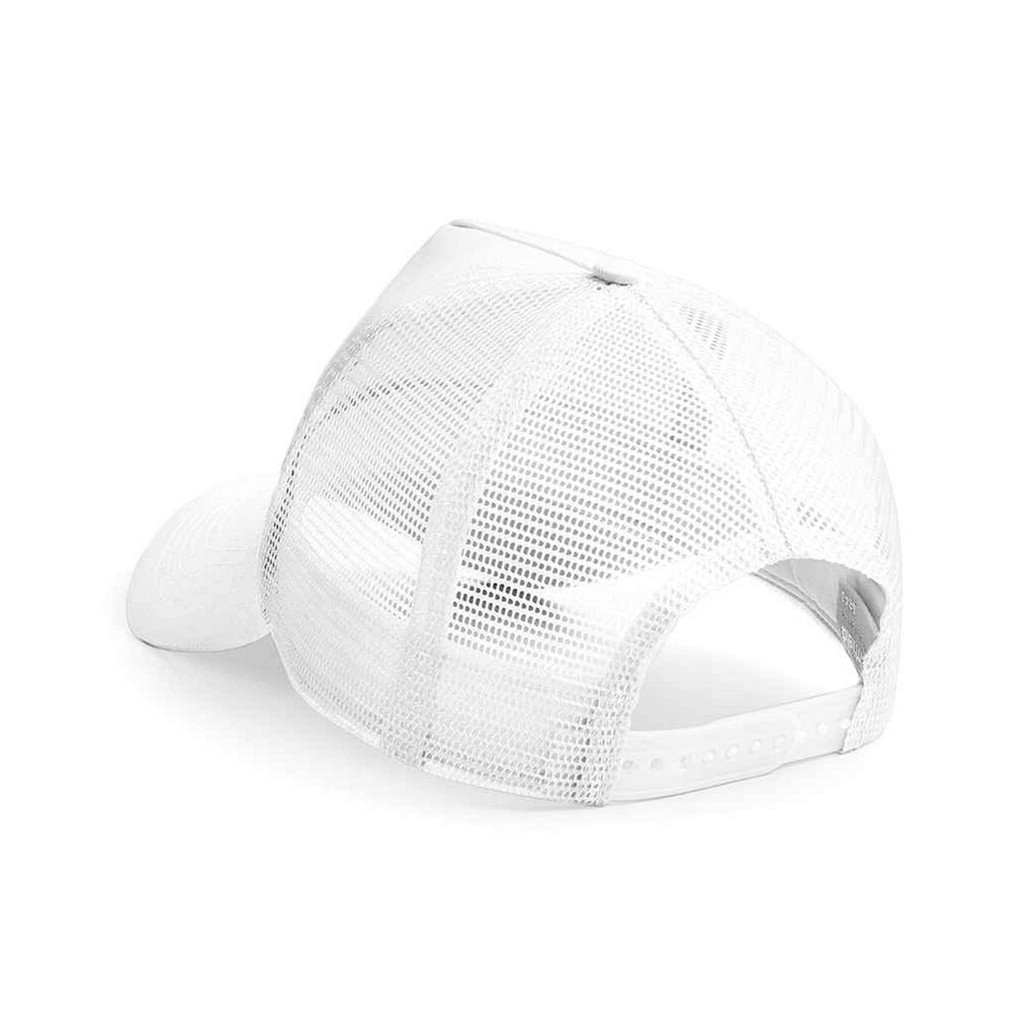 White-White - Back - Beechfield Unisex Adult Snapback Trucker Cap