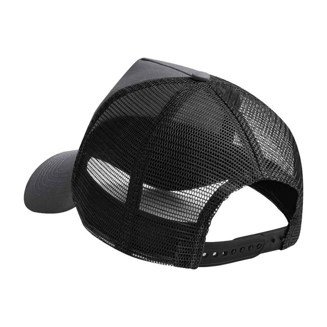 Graphite Grey-Black - Back - Beechfield Unisex Adult Snapback Trucker Cap