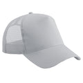 Light Grey - Front - Beechfield Unisex Adult Snapback Trucker Cap