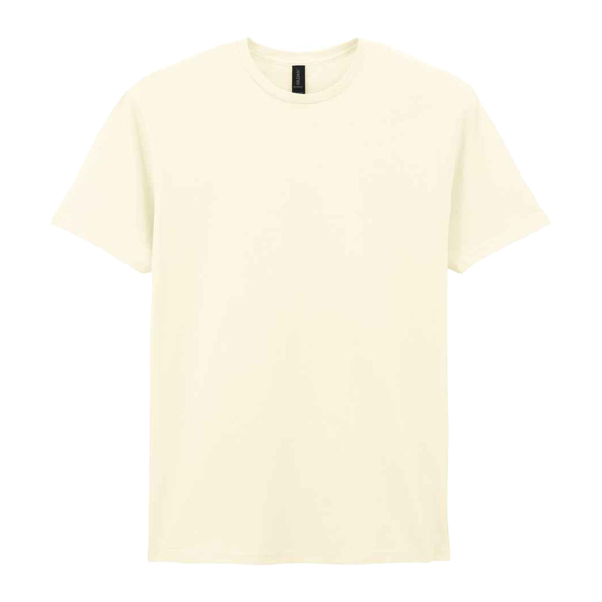 Off White - Front - Gildan Unisex Adult Ringspun Cotton Soft Touch T-Shirt