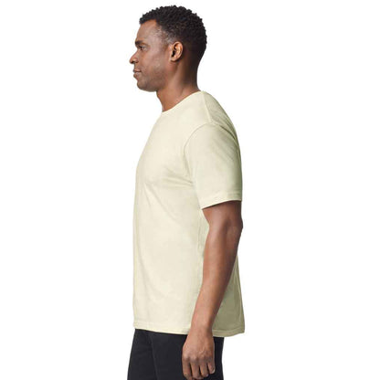 Off White - Lifestyle - Gildan Unisex Adult Ringspun Cotton Soft Touch T-Shirt