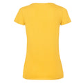 Sunflower - Back - Fruit of the Loom Womens-Ladies V Neck Lady Fit T-Shirt