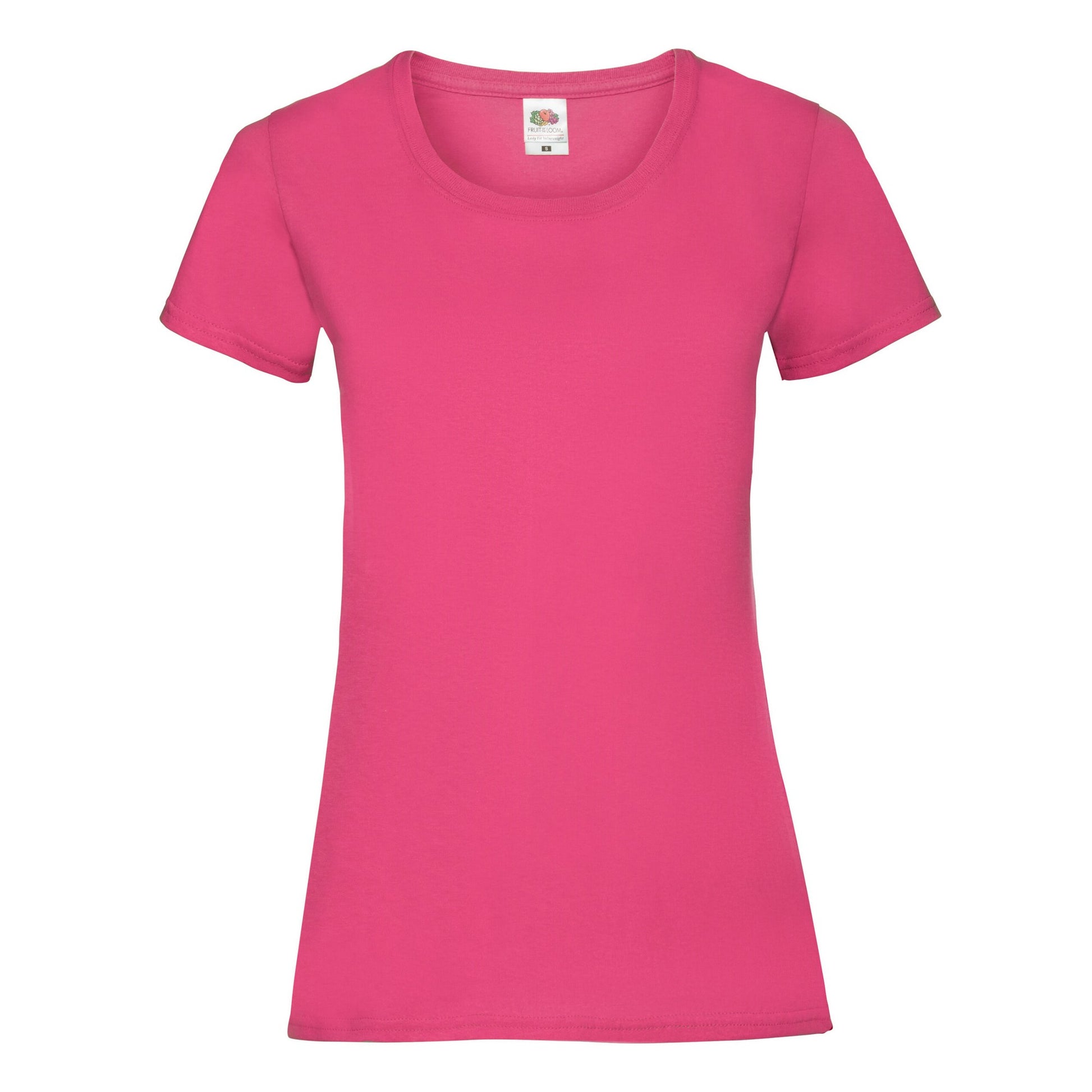Fuchsia - Front - Fruit Of The Loom Womens-Ladies Lady Fit T-Shirt