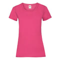 Fuchsia - Front - Fruit of the Loom Womens-Ladies Lady Fit T-Shirt