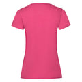 Fuchsia - Back - Fruit of the Loom Womens-Ladies Lady Fit T-Shirt