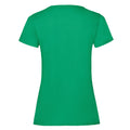 Kelly Green - Back - Fruit of the Loom Womens-Ladies Lady Fit T-Shirt