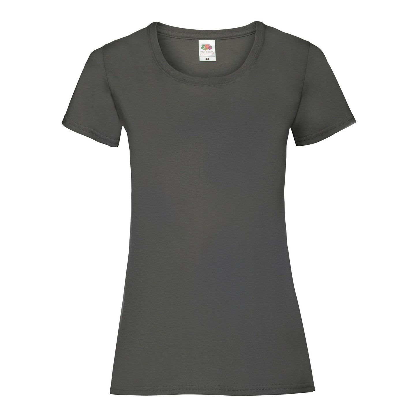 Light Graphite - Front - Fruit Of The Loom Womens-Ladies Lady Fit T-Shirt