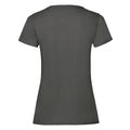 Light Graphite - Back - Fruit of the Loom Womens-Ladies Lady Fit T-Shirt